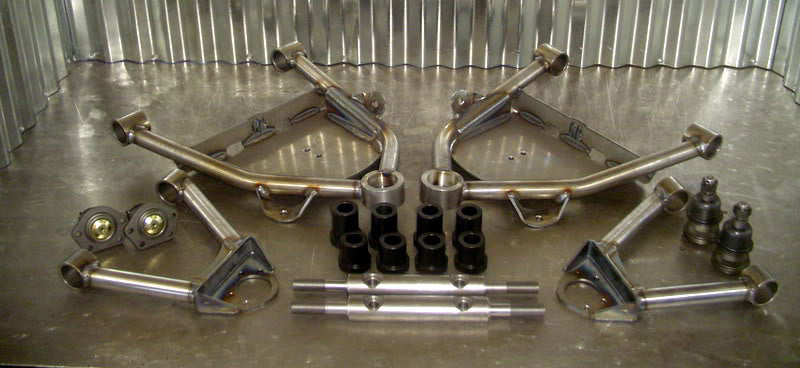 Porterbuilt 1963-87 1" Forward & 1" Narrowed Control Arms - Factory Crossmember